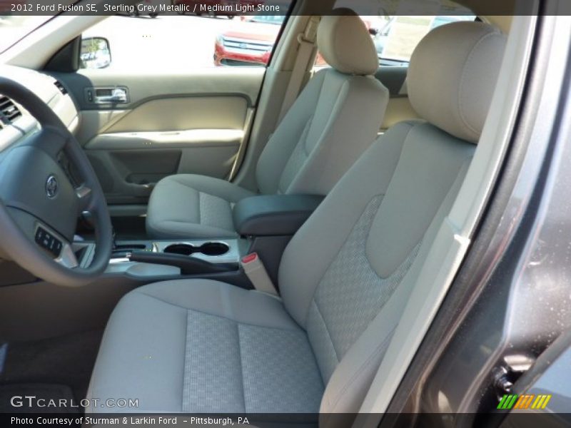 Sterling Grey Metallic / Medium Light Stone 2012 Ford Fusion SE