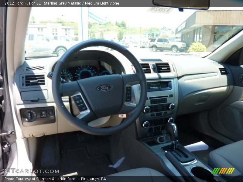 Sterling Grey Metallic / Medium Light Stone 2012 Ford Fusion SE