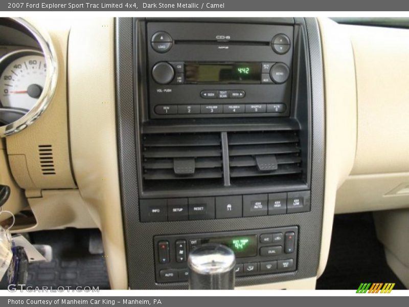 Dark Stone Metallic / Camel 2007 Ford Explorer Sport Trac Limited 4x4