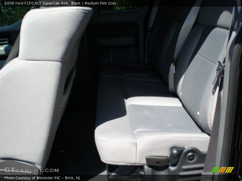Black / Medium Flint Grey 2008 Ford F150 XLT SuperCab 4x4