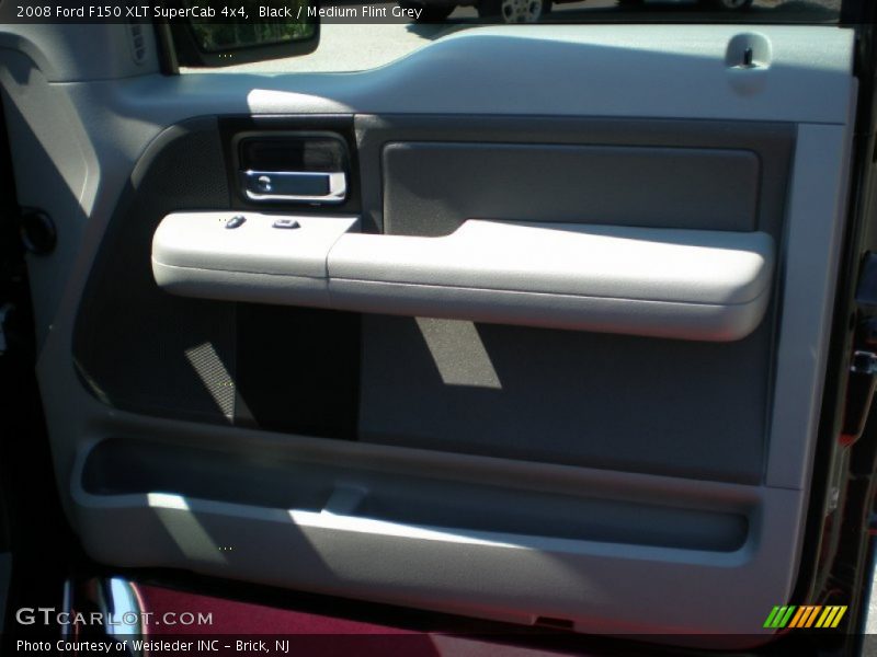 Black / Medium Flint Grey 2008 Ford F150 XLT SuperCab 4x4