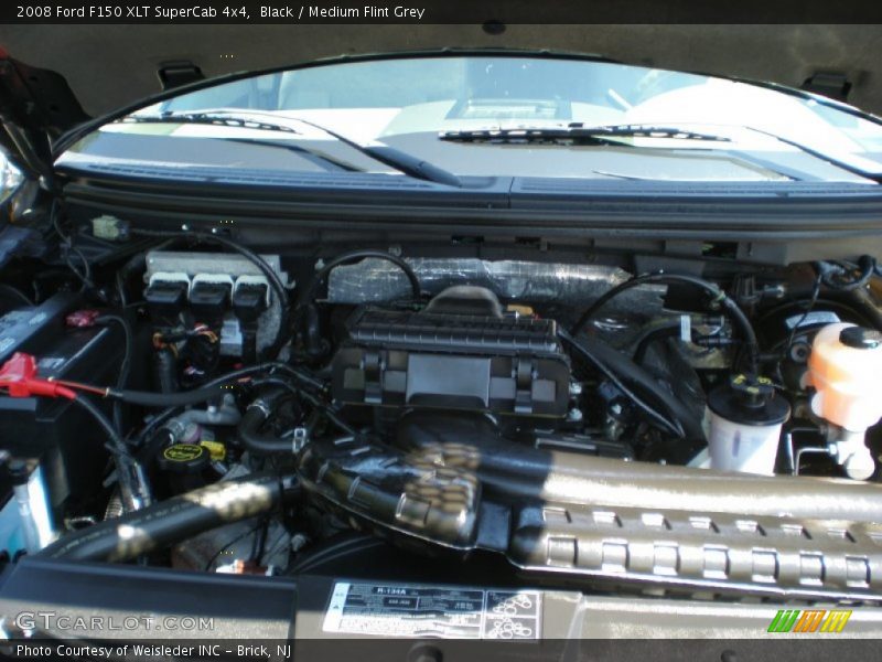 Black / Medium Flint Grey 2008 Ford F150 XLT SuperCab 4x4