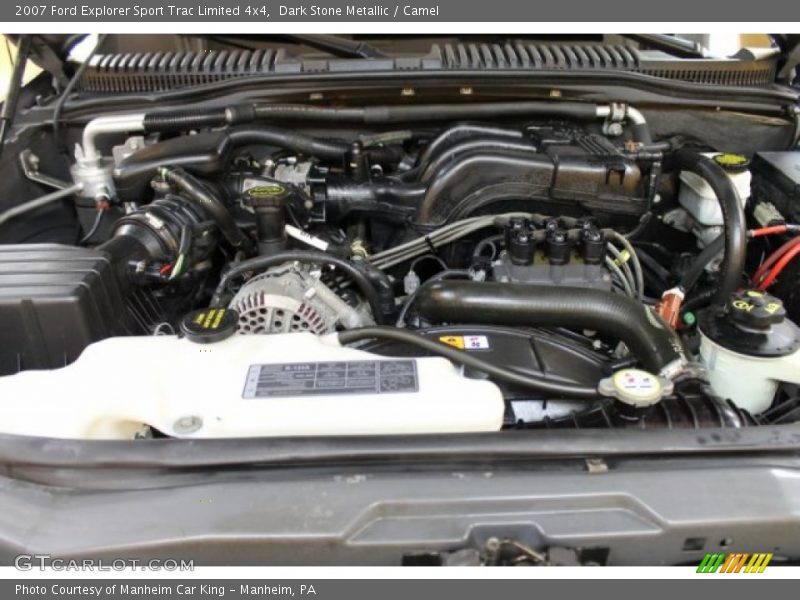 Dark Stone Metallic / Camel 2007 Ford Explorer Sport Trac Limited 4x4