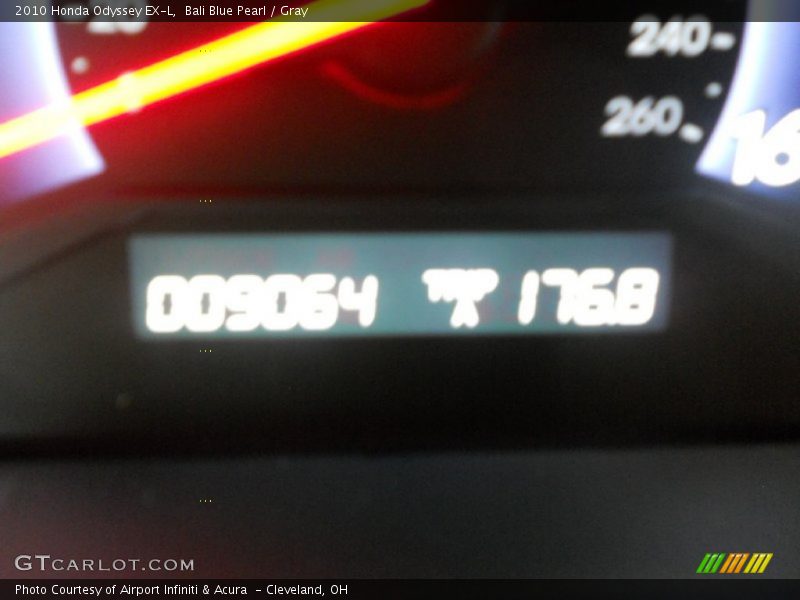 Bali Blue Pearl / Gray 2010 Honda Odyssey EX-L