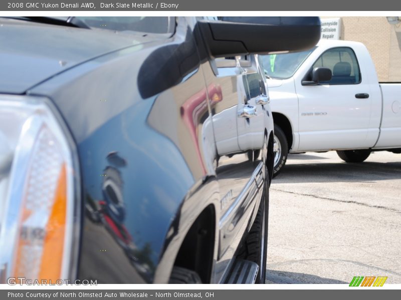 Dark Slate Metallic / Ebony 2008 GMC Yukon Denali AWD