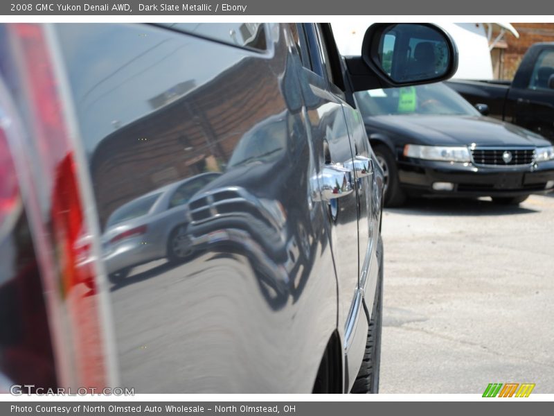 Dark Slate Metallic / Ebony 2008 GMC Yukon Denali AWD