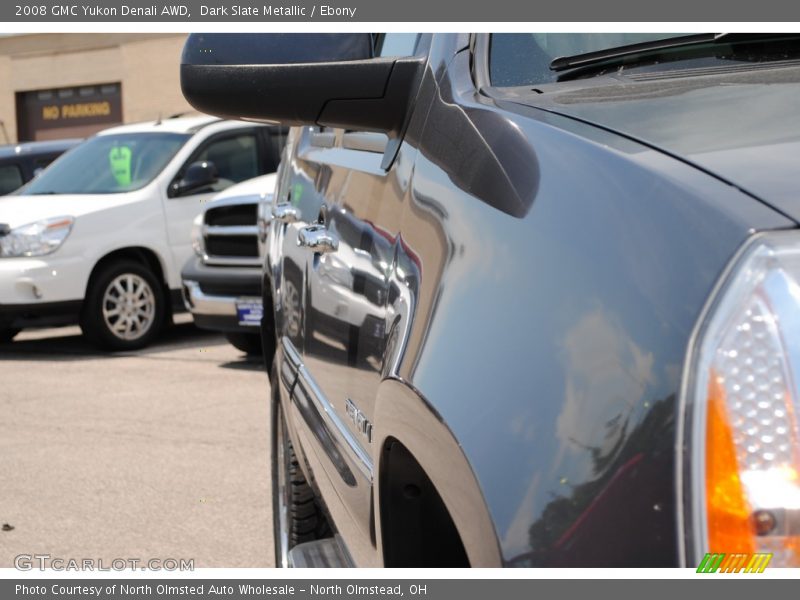 Dark Slate Metallic / Ebony 2008 GMC Yukon Denali AWD