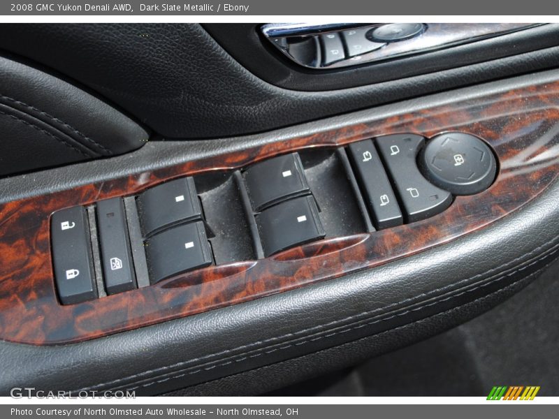 Dark Slate Metallic / Ebony 2008 GMC Yukon Denali AWD