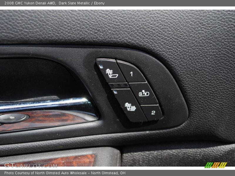 Dark Slate Metallic / Ebony 2008 GMC Yukon Denali AWD