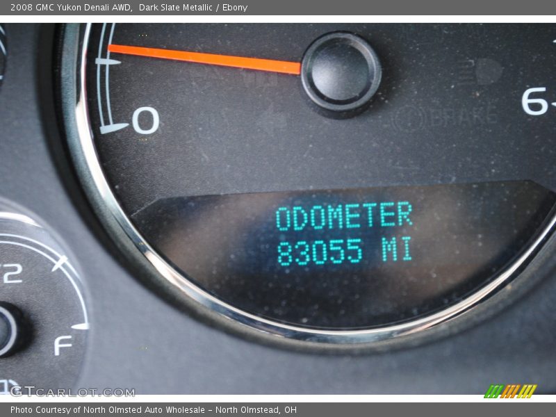 Dark Slate Metallic / Ebony 2008 GMC Yukon Denali AWD