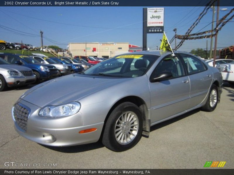 Bright Silver Metallic / Dark Slate Gray 2002 Chrysler Concorde LX