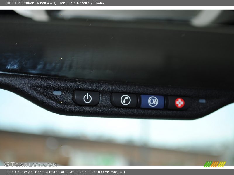 Dark Slate Metallic / Ebony 2008 GMC Yukon Denali AWD