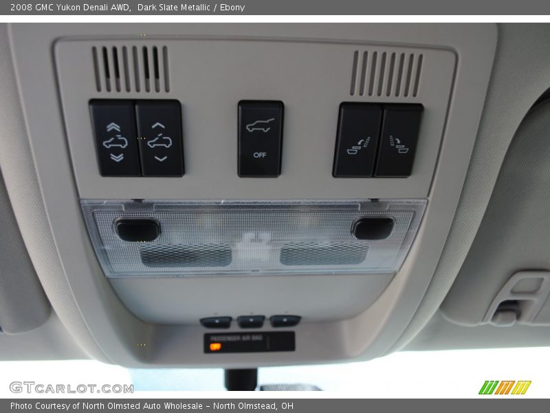 Dark Slate Metallic / Ebony 2008 GMC Yukon Denali AWD