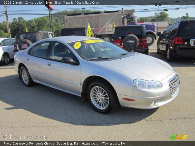 Bright Silver Metallic / Dark Slate Gray 2002 Chrysler Concorde LX