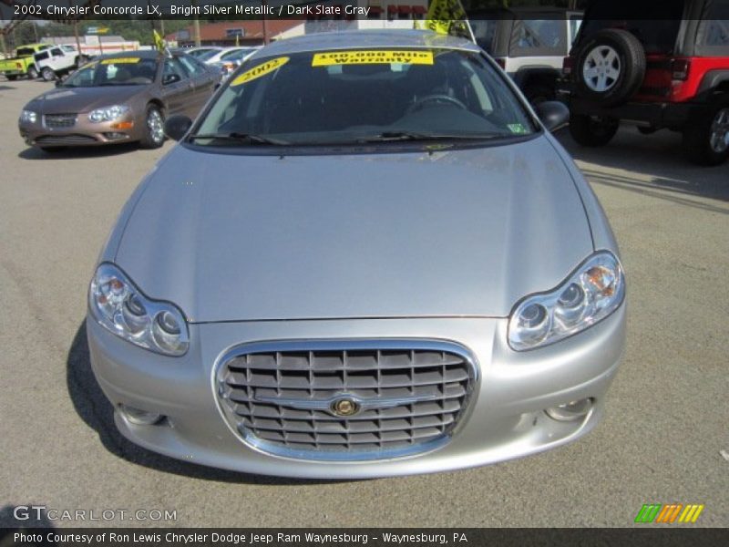 Bright Silver Metallic / Dark Slate Gray 2002 Chrysler Concorde LX