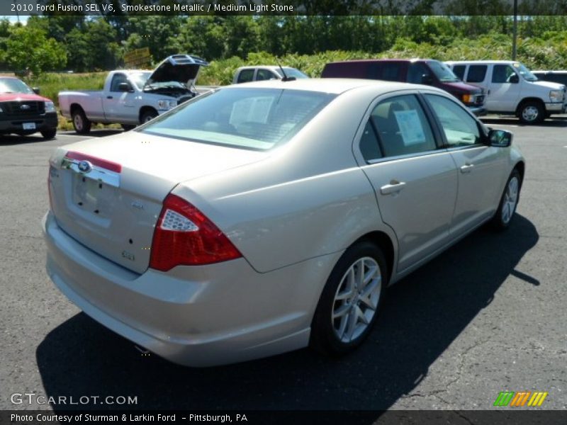Smokestone Metallic / Medium Light Stone 2010 Ford Fusion SEL V6