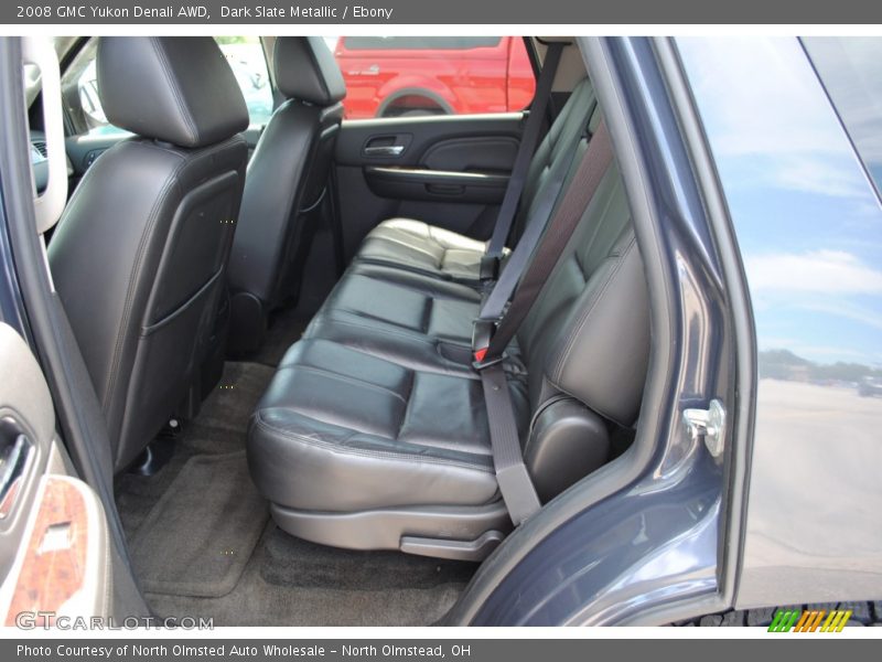 Dark Slate Metallic / Ebony 2008 GMC Yukon Denali AWD