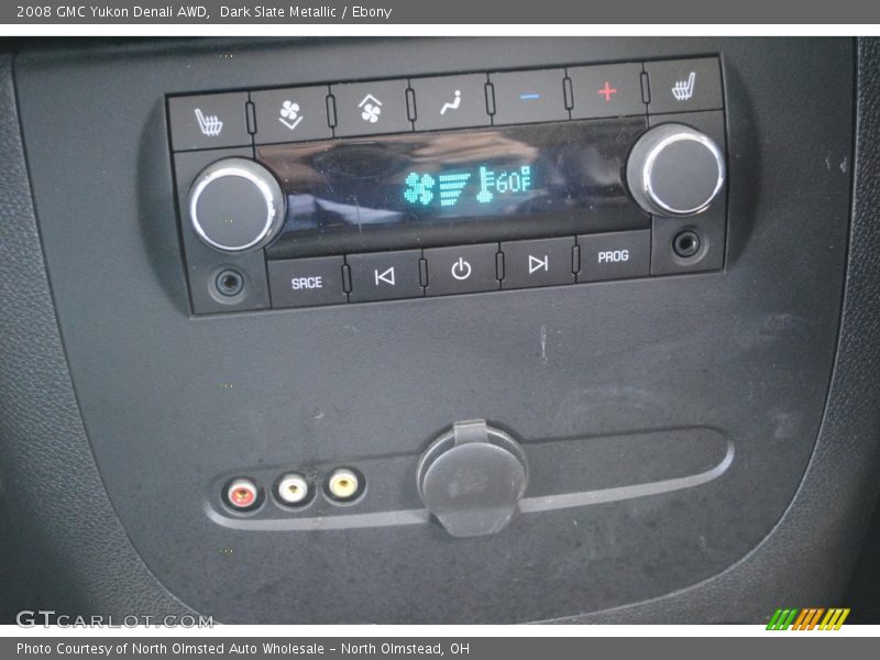 Dark Slate Metallic / Ebony 2008 GMC Yukon Denali AWD
