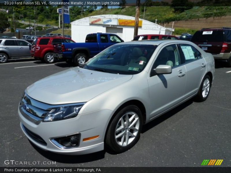 Smokestone Metallic / Medium Light Stone 2010 Ford Fusion SEL V6