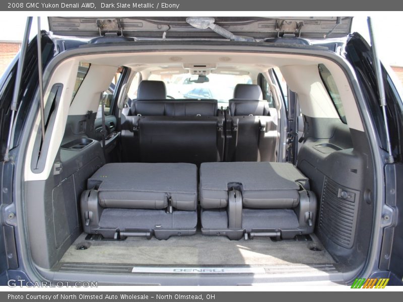 Dark Slate Metallic / Ebony 2008 GMC Yukon Denali AWD