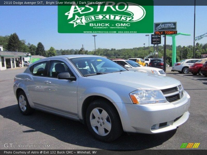 Bright Silver Metallic / Dark Slate Gray 2010 Dodge Avenger SXT