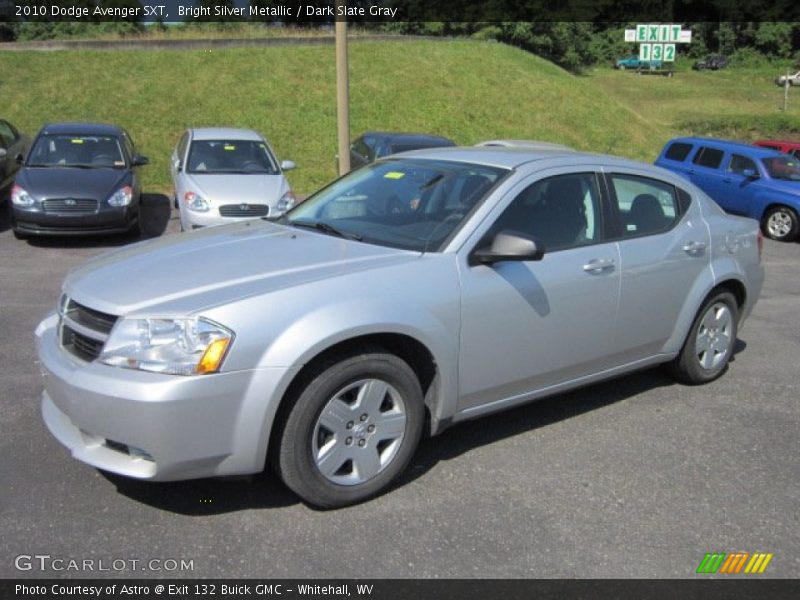 Bright Silver Metallic / Dark Slate Gray 2010 Dodge Avenger SXT