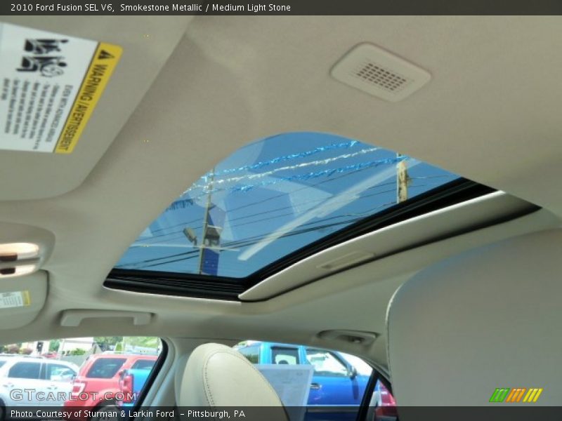 Smokestone Metallic / Medium Light Stone 2010 Ford Fusion SEL V6