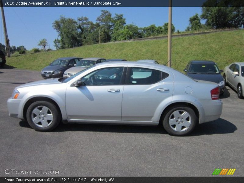 Bright Silver Metallic / Dark Slate Gray 2010 Dodge Avenger SXT