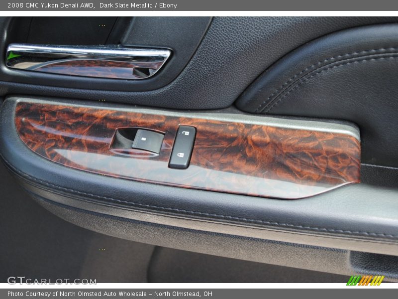 Dark Slate Metallic / Ebony 2008 GMC Yukon Denali AWD