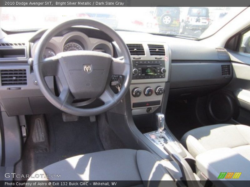 Bright Silver Metallic / Dark Slate Gray 2010 Dodge Avenger SXT