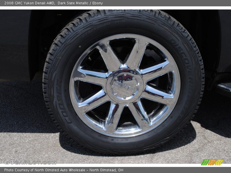 Dark Slate Metallic / Ebony 2008 GMC Yukon Denali AWD