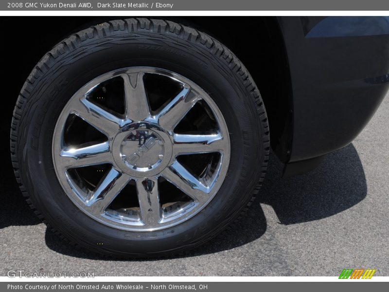 Dark Slate Metallic / Ebony 2008 GMC Yukon Denali AWD