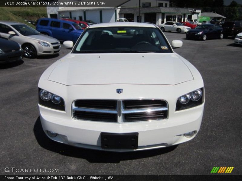 Stone White / Dark Slate Gray 2010 Dodge Charger SXT