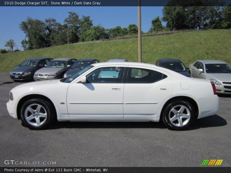 Stone White / Dark Slate Gray 2010 Dodge Charger SXT