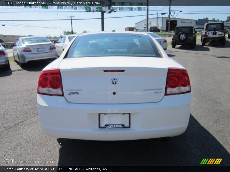 Stone White / Dark Slate Gray 2010 Dodge Charger SXT