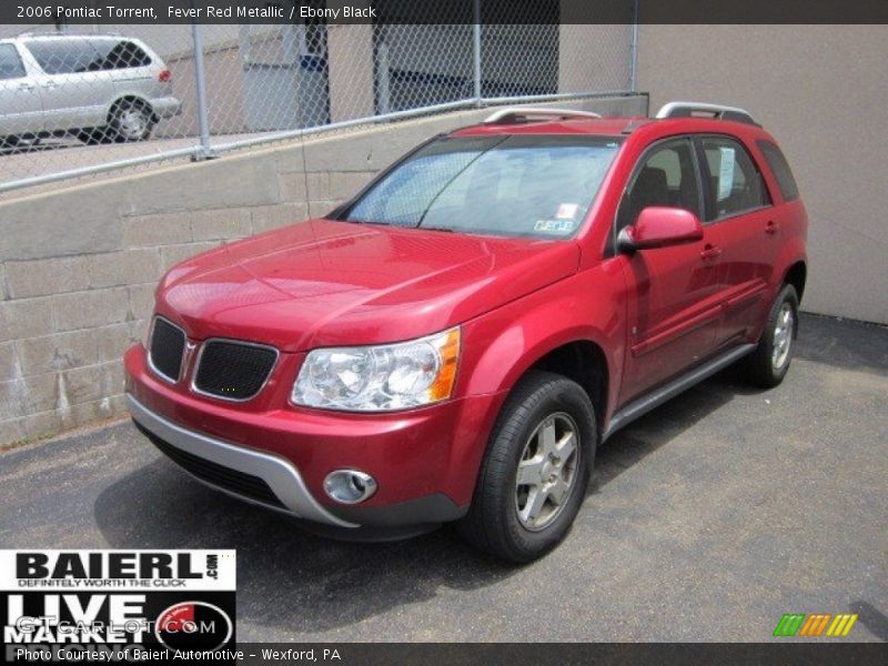 Fever Red Metallic / Ebony Black 2006 Pontiac Torrent