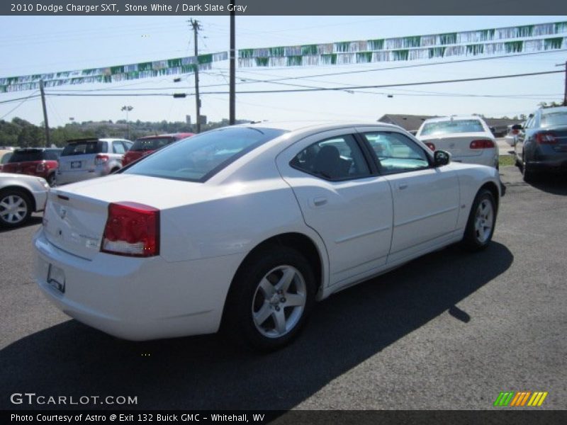 Stone White / Dark Slate Gray 2010 Dodge Charger SXT