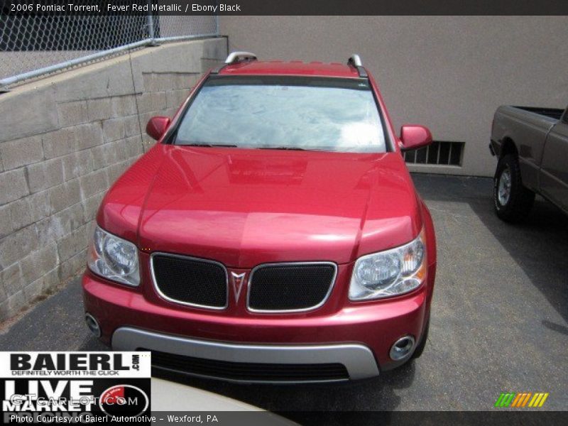 Fever Red Metallic / Ebony Black 2006 Pontiac Torrent