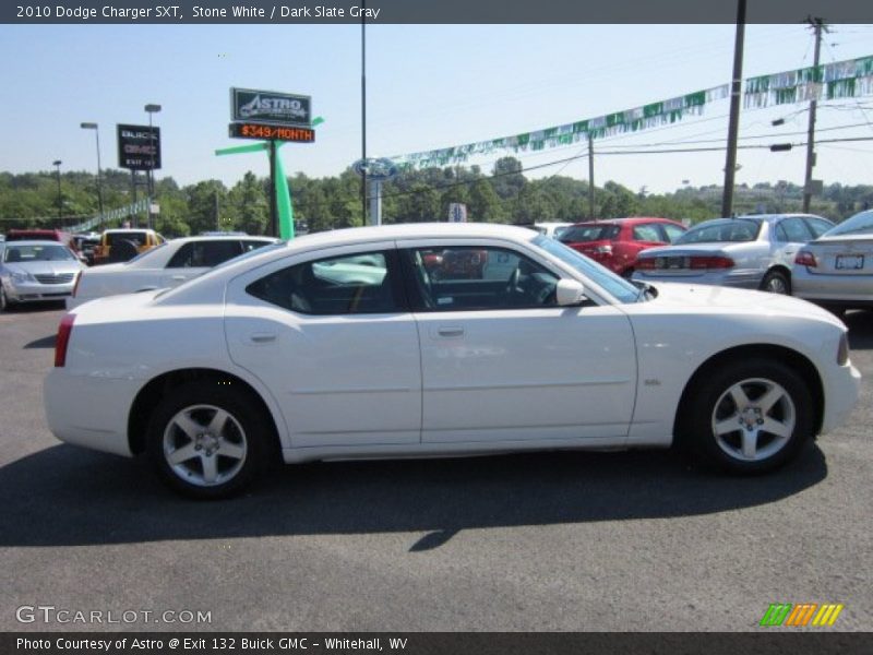Stone White / Dark Slate Gray 2010 Dodge Charger SXT