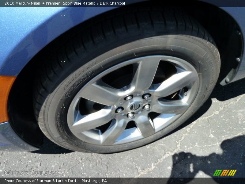Sport Blue Metallic / Dark Charcoal 2010 Mercury Milan I4 Premier