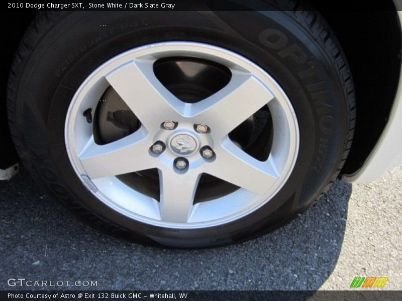 Stone White / Dark Slate Gray 2010 Dodge Charger SXT