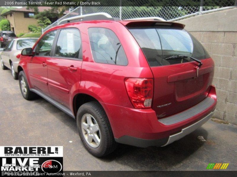 Fever Red Metallic / Ebony Black 2006 Pontiac Torrent