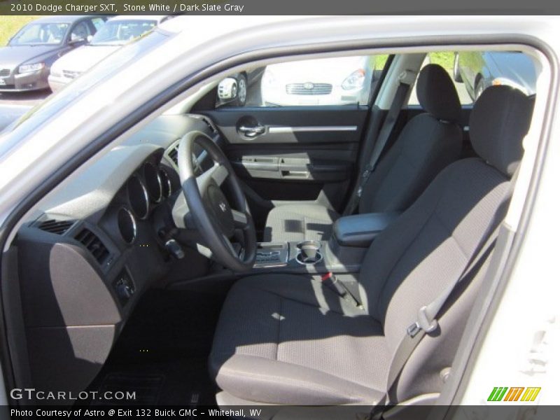 Stone White / Dark Slate Gray 2010 Dodge Charger SXT