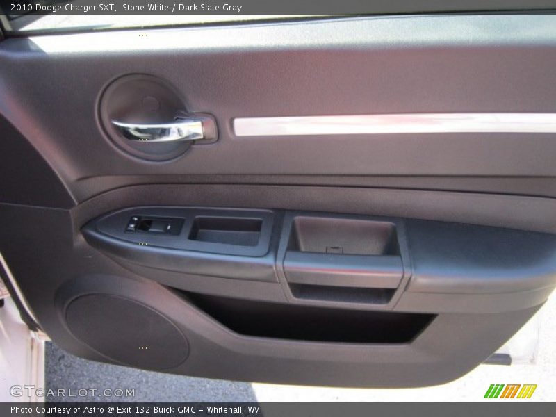 Stone White / Dark Slate Gray 2010 Dodge Charger SXT
