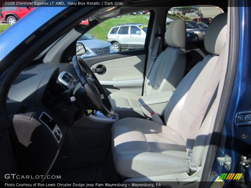 Navy Blue Metallic / Dark Gray 2008 Chevrolet Equinox LT AWD