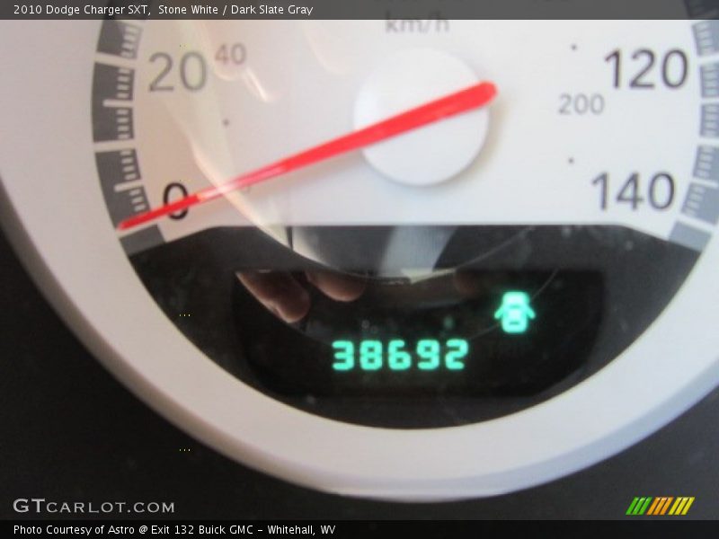 Stone White / Dark Slate Gray 2010 Dodge Charger SXT
