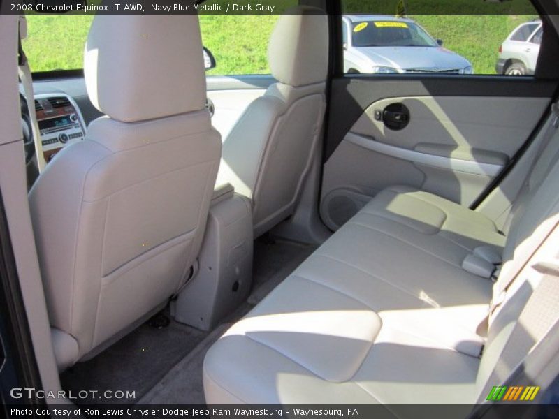 Navy Blue Metallic / Dark Gray 2008 Chevrolet Equinox LT AWD