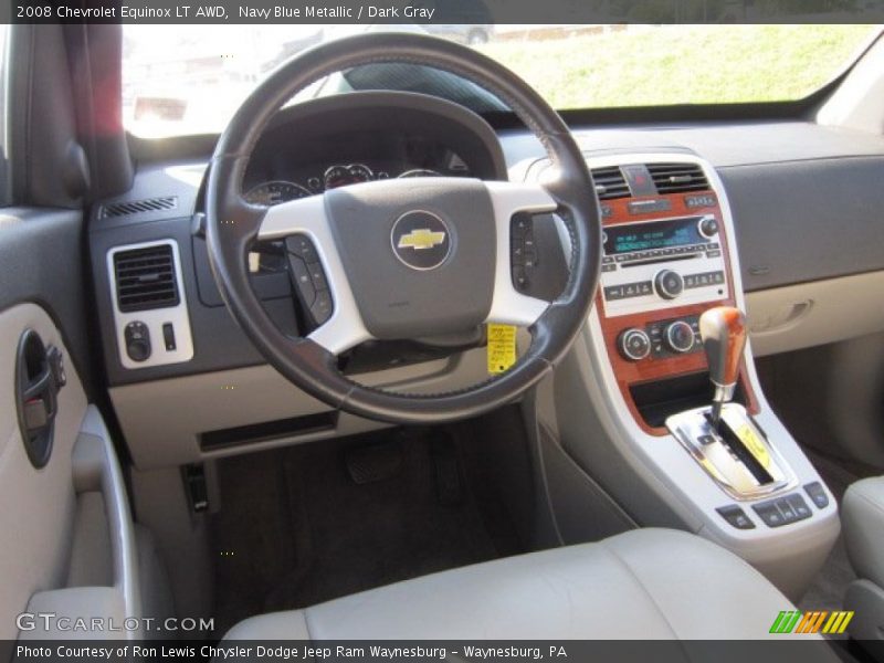 Navy Blue Metallic / Dark Gray 2008 Chevrolet Equinox LT AWD