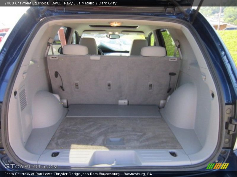 Navy Blue Metallic / Dark Gray 2008 Chevrolet Equinox LT AWD
