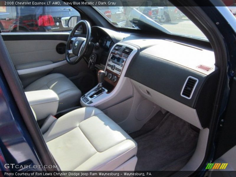 Navy Blue Metallic / Dark Gray 2008 Chevrolet Equinox LT AWD